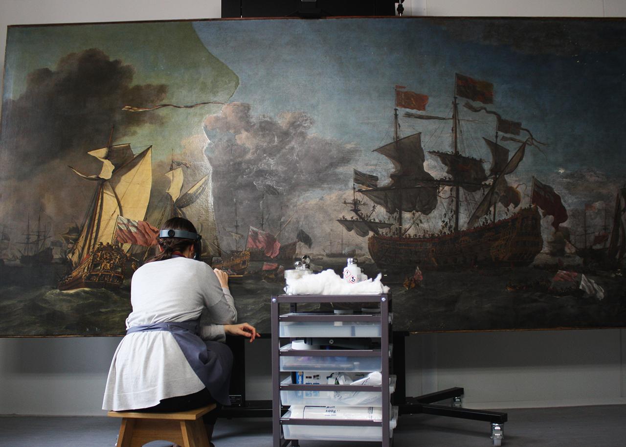 Art conservation how to restore an oil painting